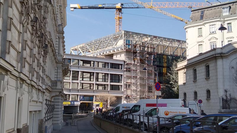 Wien Museum Baustelle